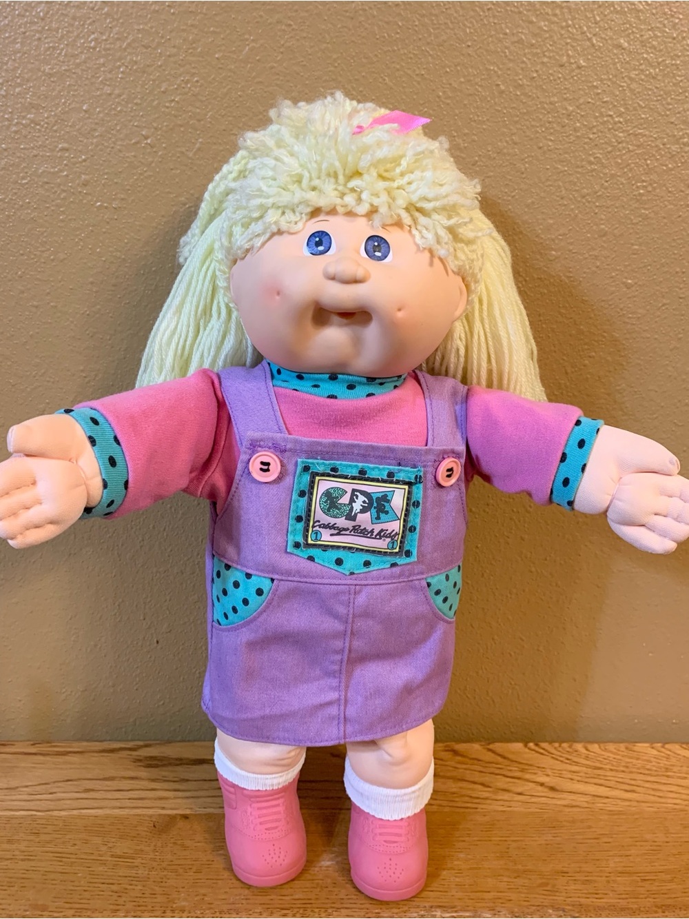 Vintage Cabbage Patch Kids Designer Line Doll With Paci Face No Pacifier